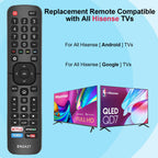 Universal Remote for All Samsung TV Remote, Replacement Compatible with All Samsung LED, LCD, QLED, HDTV, 3D Series Smart TVs (BN59-01259B)