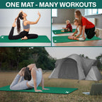 XN8 Sports Yoga Mat 10mm & 15mm Thick NBR Exercise Mat with Carry Strap