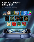 Smart Watch for Women, Bluetooth Answer/Make Calls, 1.83"HD Screen