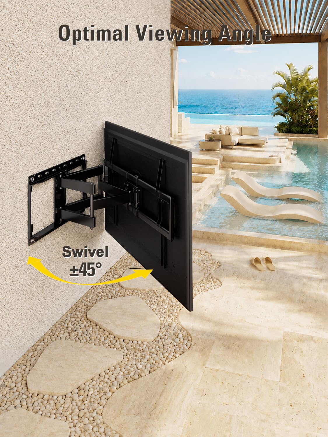 Mounting Dream Full Motion TV Wall Mount for 42-90 Inch TV up to 154lbs
