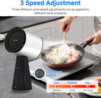 AMZCHEF Portable Range Hood, 3-Speed Desktop Exhaust Vent Fan，Black