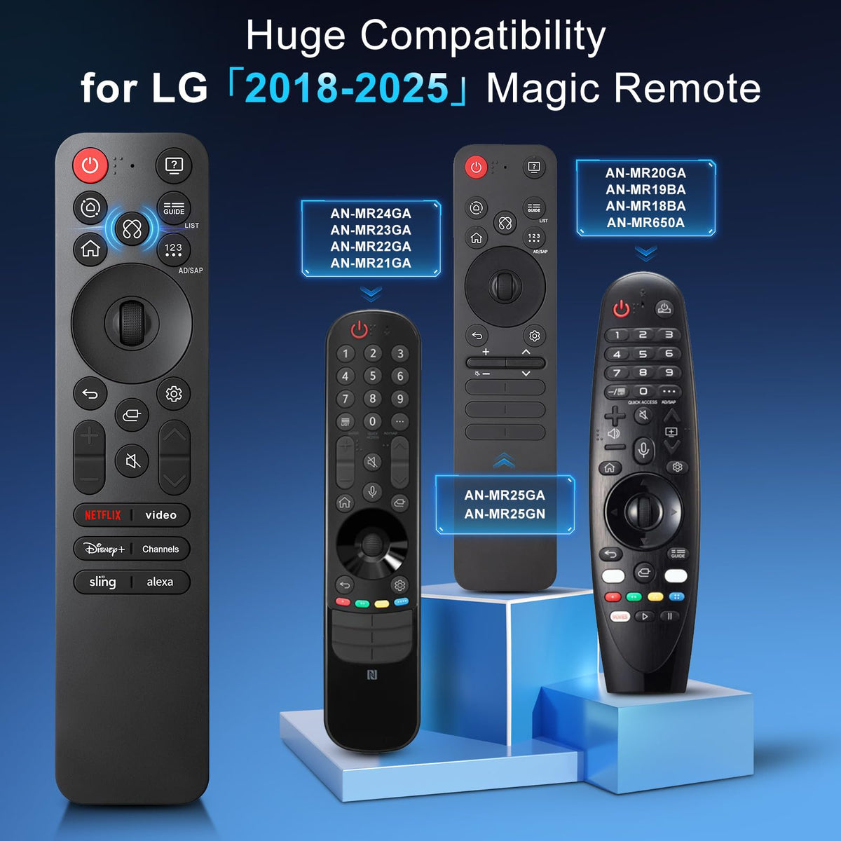 Voice Remote for Samsung Smart TV QLED UHD Frame Curved Solar 4K 8K Q60 Q70 Q80 Q90 8 Series 9 Series TU8000 AU8000 CU7000 CU8000 DU7200 DU8000 Voice Remote Control Replacement