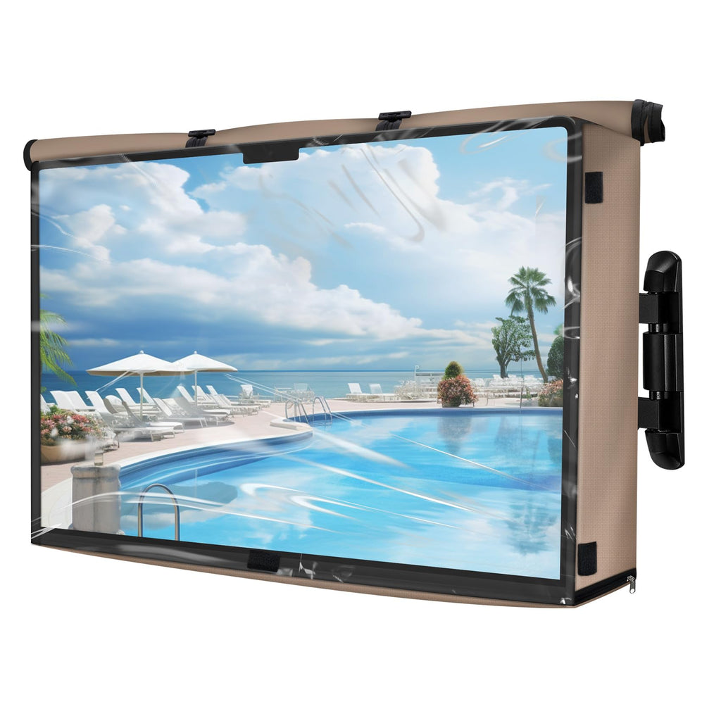 ULTCOVER Waterproof Outdoor TV Cover 55-59 inch, Black