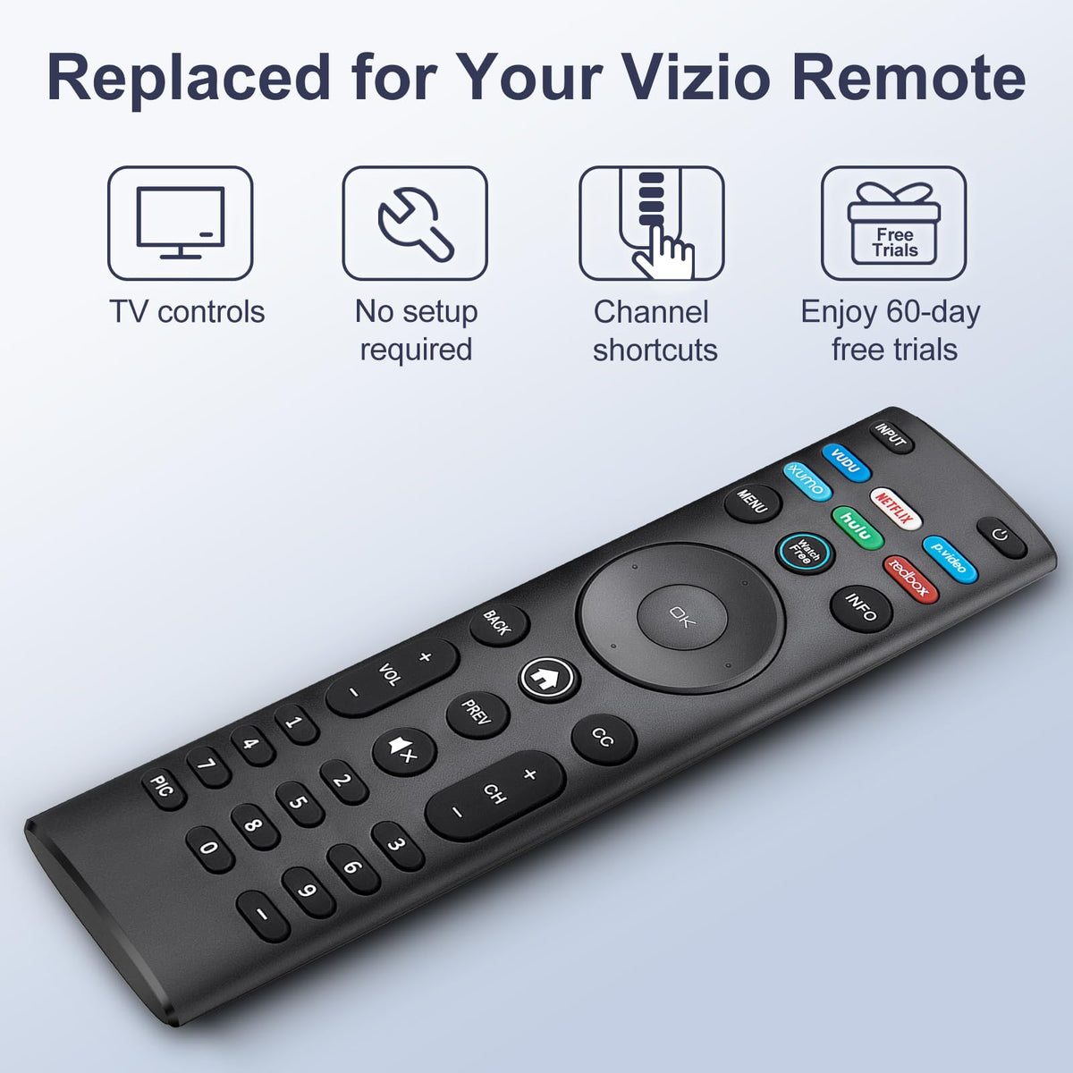 Universal Backlit Remote for LG Smart TV Remote Control Replacement