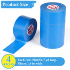 5 Rolls Painters Tape Blue, 36mm x 50m, UV & Heat Resistant