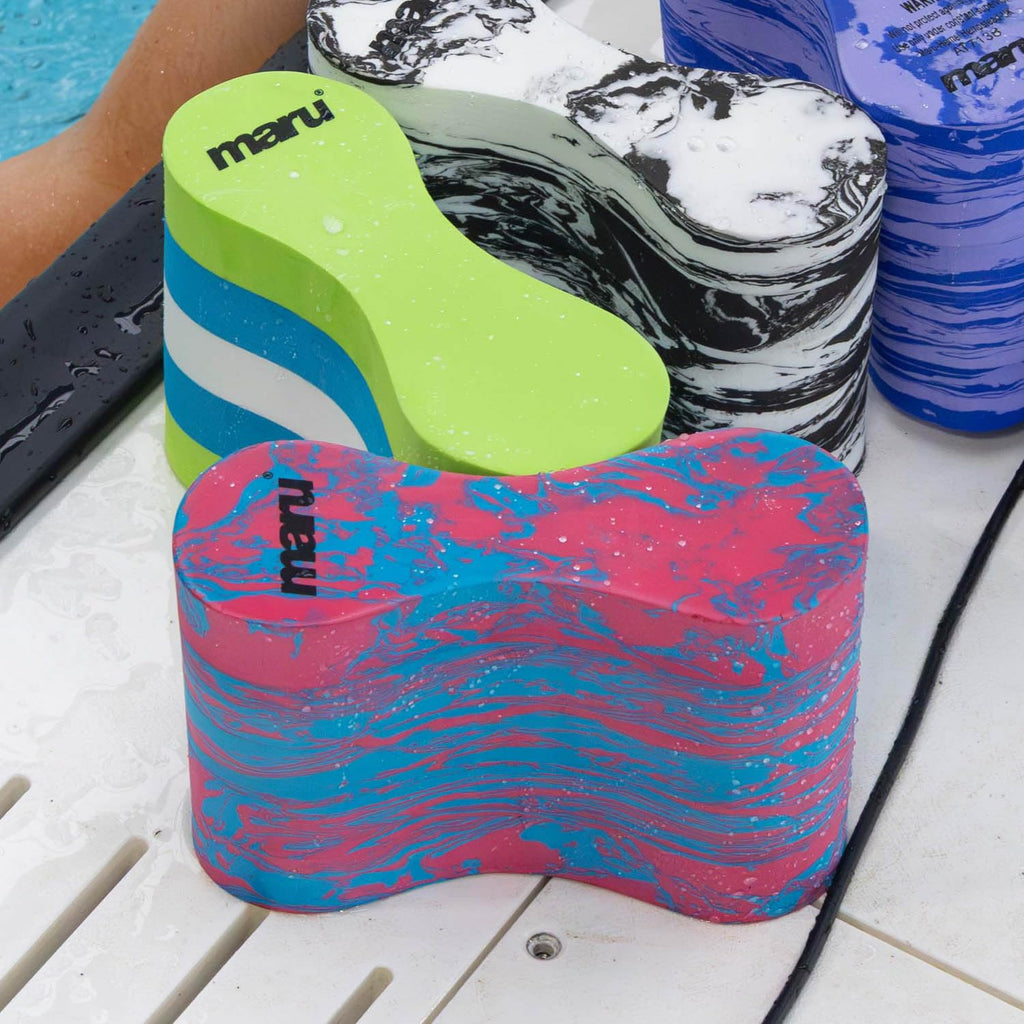 Maru Swimming Pull Buoy – Buoyant Foam Swimming Float – Improves Stroke Technique & Helps Strengthen Arms – Comfortable, Non-Chafing & Trusted by Coaches