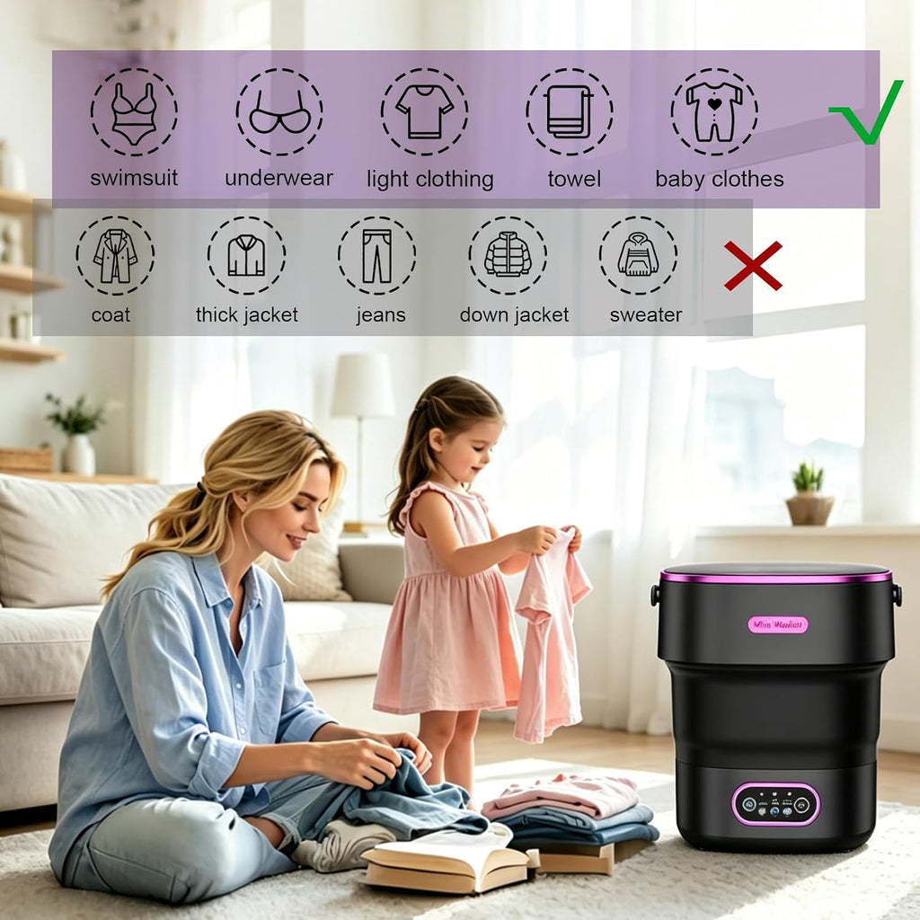 20L Mini Portable Washing Machine,Portable Washer Mini Lavadora Portatil