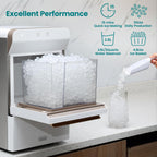 Gevi V2.0 Nugget Ice Maker Countertop,38lbs/Day,Black