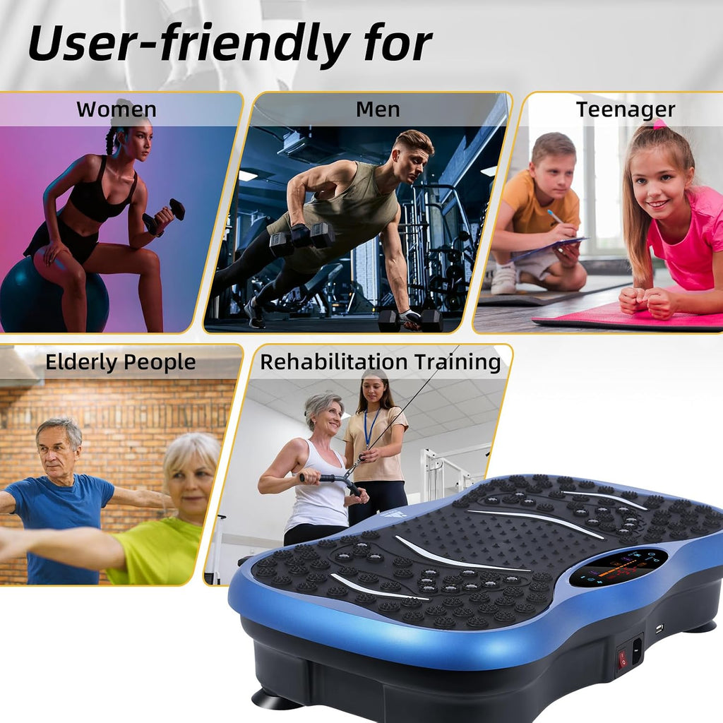 EVOLAND Vibration Plate Exercise Machine, Fitness Vibration Trainer