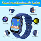 Kids Smart Watches Girls Age 5-12, 26 Games High-Resolution Touchscreen Kids Watch with Video Camera Music Player Pedometer Flashlight 12/24 hr Educational Toys Birthday Gifts for Girls Ages 6 7 8