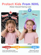 Dr.meter Ear Defenders Children SNR 27.4dB for Autism, Sensory Needs