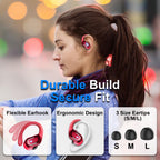 Wireless Earbuds Sports, 75Hrs Bluetooth 5.4 Headphones, Bass Hi-Fi Stereo
