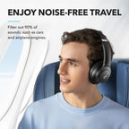 Soundcore by Anker Q20i Headphones with Protective Case, Blue, Bundle