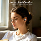 TOZO T10 Wireless Earbuds Powerful Bass Stereo Wireless Charging, APP, IPX8