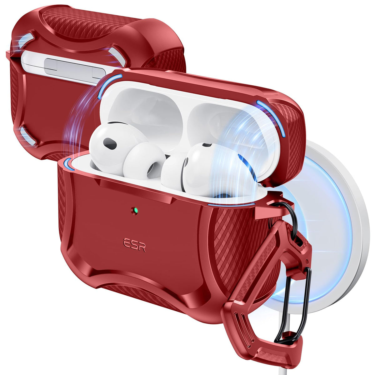 ESR for AirPods Pro 2 Case, Compatible with MagSafe, Navy Blue