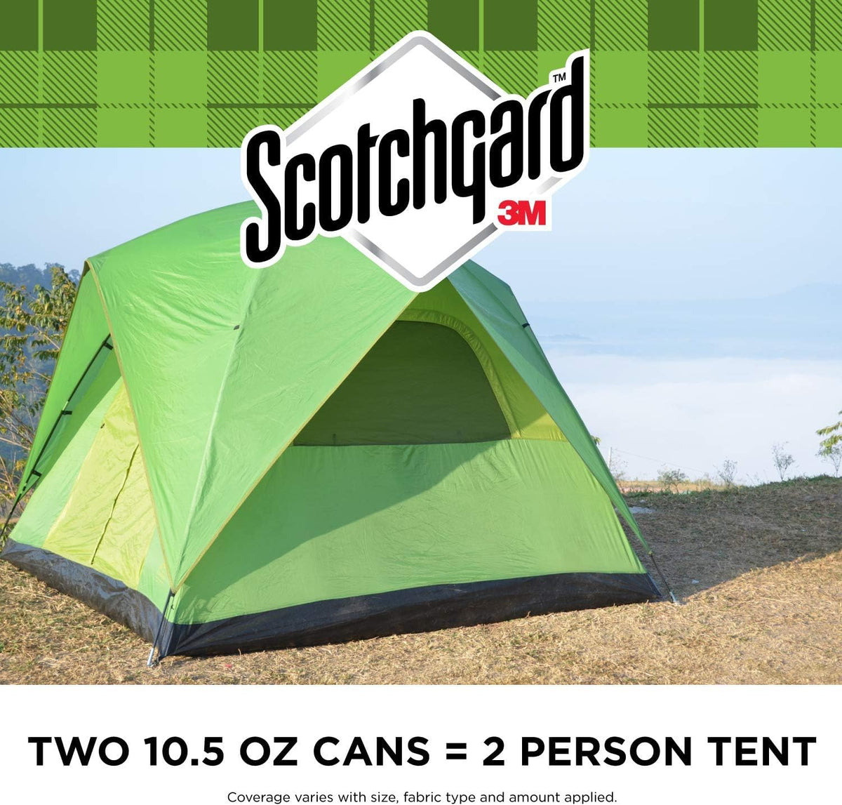 Scotchgard Fabric Water Shield, 2 Cans x 400 ml each - Water Repellent Spray for Clothing and Household Upholstery Items, Long-Lasting, Fragrance free