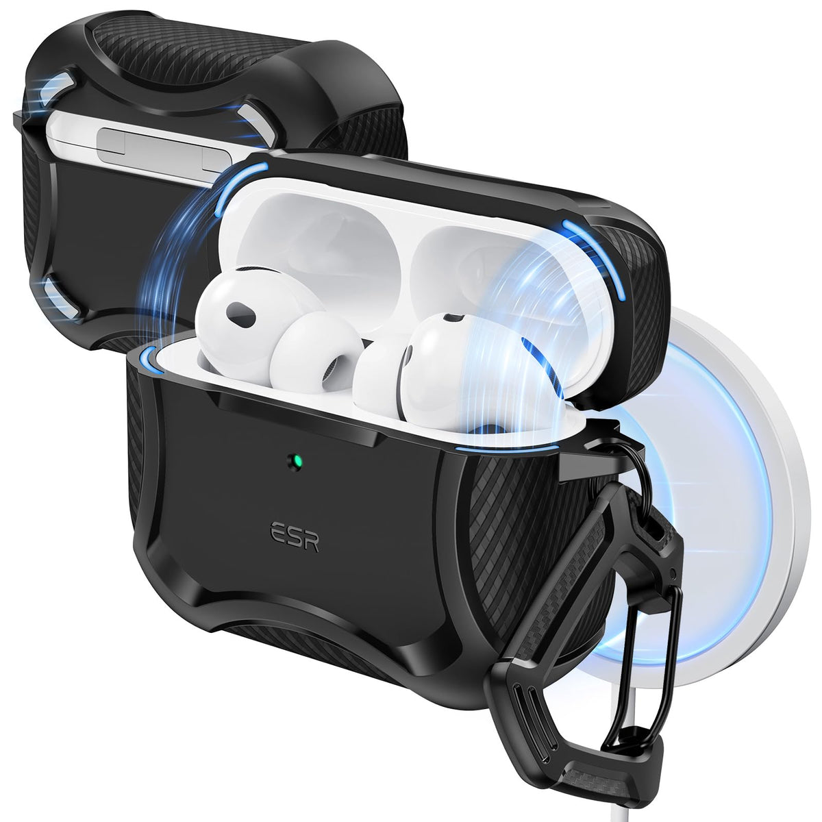 ESR for AirPods Pro 2 Case, Compatible with MagSafe, Navy Blue