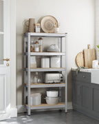 SONGMICS 5-Tier Heavy-Duty Shelving Units, Set of 2, Boltless Assembly