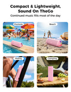 Bluetooth Speaker, 20W HD Sound, Portable Wireless, IPX5 Waterproof, Up to 24H Playtime, TWS Pairing, for Home/Party/Outdoor/Camping/Beach Essentials, Electronic Gadgets, Birthday Gift (Teal)