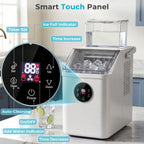 Electactic Countertop Ice Maker, 12 Square Ice Cubes in 13 Mins, 26Lbs/Day