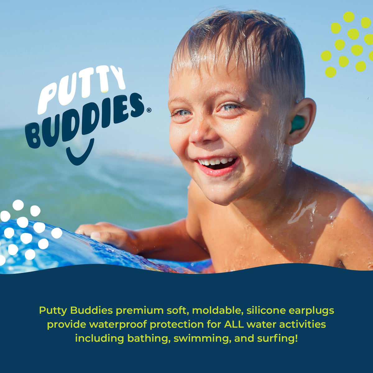 Putty Buddies Original Swimming Earplugs (3 Pair)