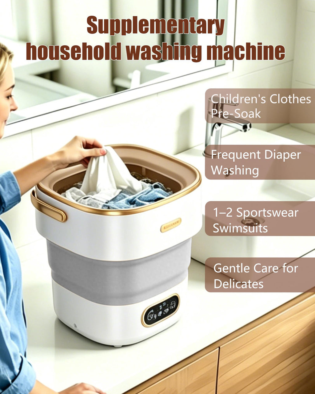 20L Mini Portable Washing Machine,Portable Washer Mini Lavadora Portatil