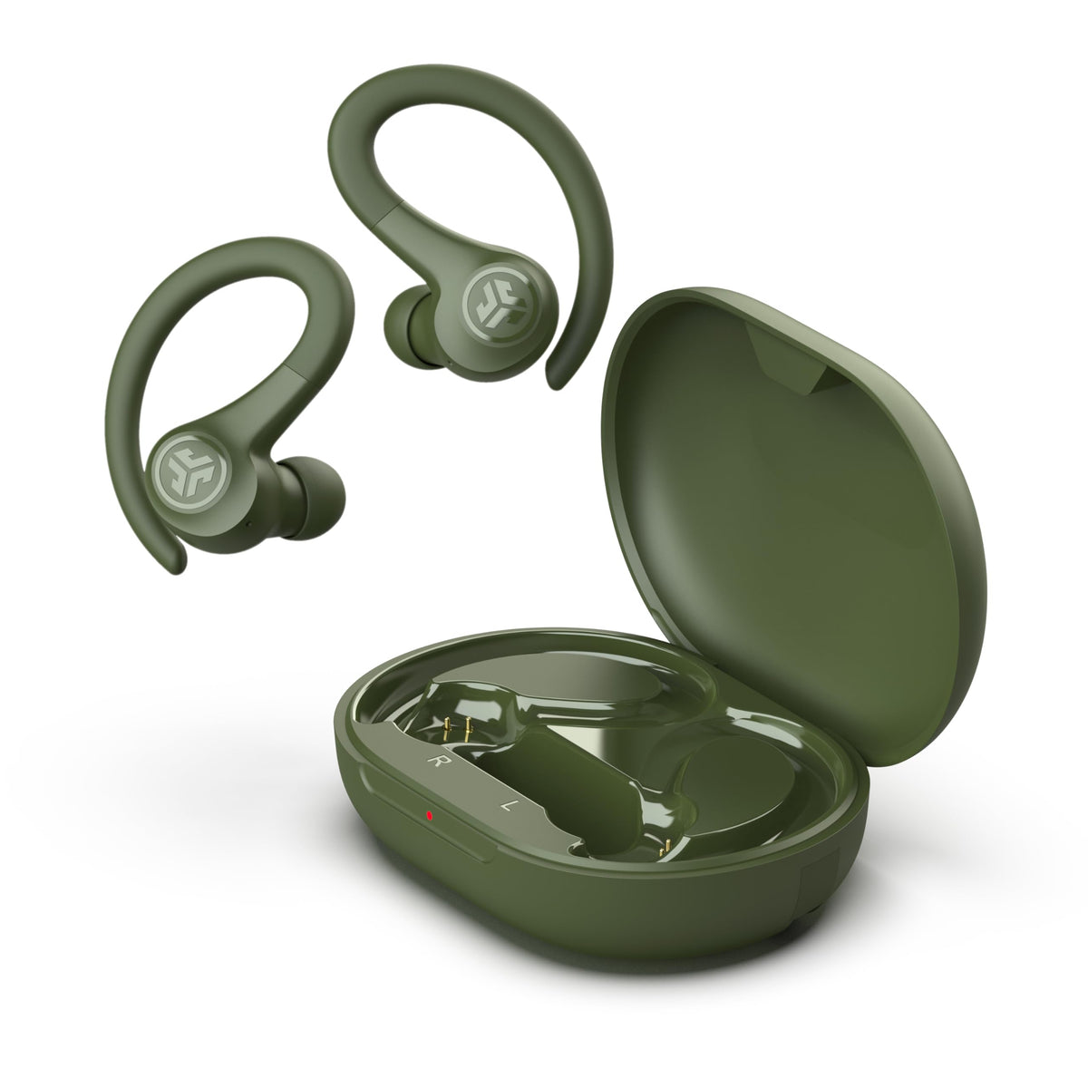 JLab, Go Sport+, True Wireless Workout Earbuds, Bluetooth Sport Earbuds, Clear Calling, Sand