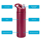 Smash Stainless Steel Water Bottle 750ml - Black