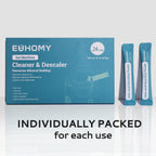 EUHOMY Ice Maker Cleaner & Descaler, 12 Uses & Individually Packed
