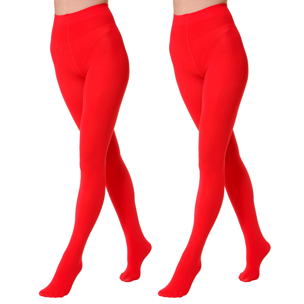 EVERSWE 2 Pairs Pack Women's Opaque Tights