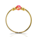 Ultra Thin Opal Nose Ring
