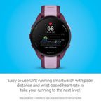 Garmin Forerunner® 165, Running Smartwatch, 43mm, Black