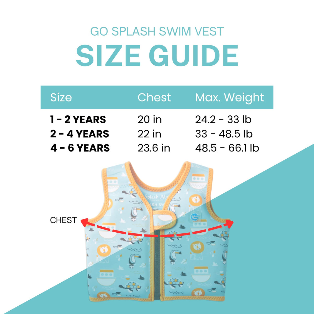 Splash About Go Splash Swim Vest