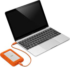 LaCie 5TB Rugged Portable Hard Drive | USB-C (STFR5000800)