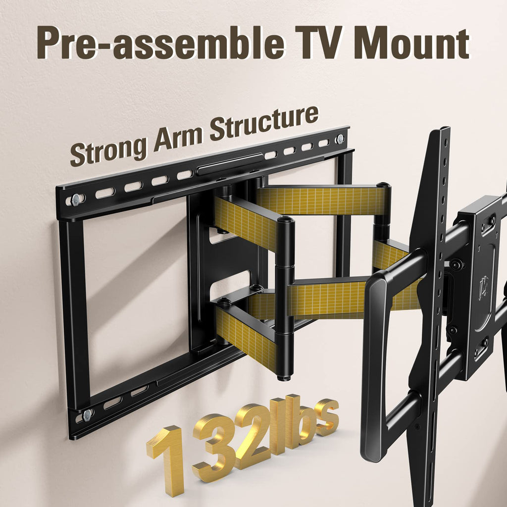 Mounting Dream Full Motion TV Wall Mount for 32-70 Inch TVs up to 110lbs