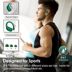 Aptkdoe Wireless Earbuds 75H Bluetooth 5.4 Sport Headphones with Earhooks