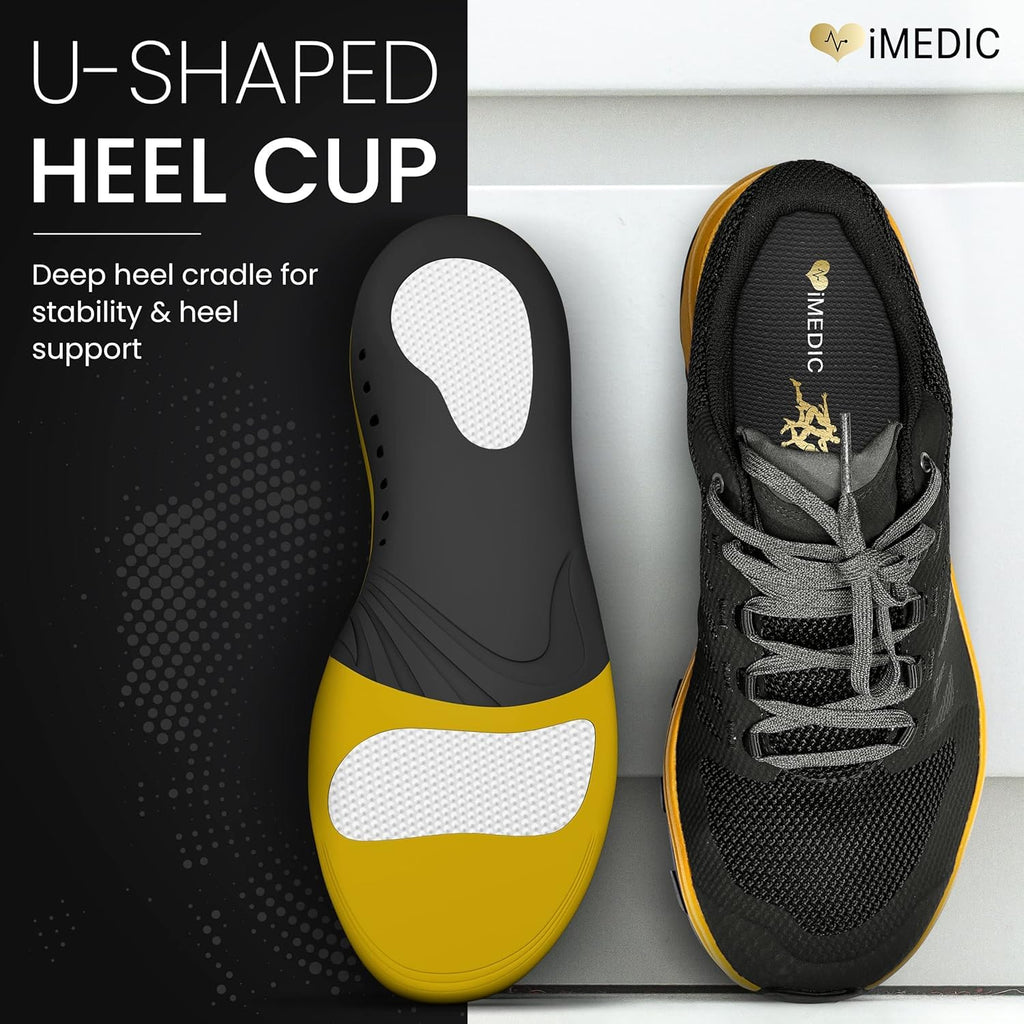 iMedic Orthotic Insoles for Plantar Fasciitis, Size XS UK 4-5.5