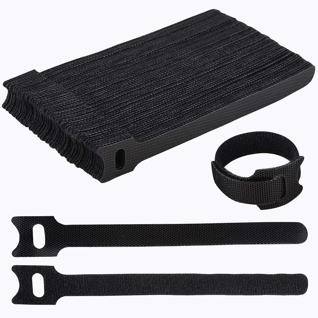 Nettbe 60 PCS 6 Inch Adjustable Cable Ties, Reusable Cord Management Straps