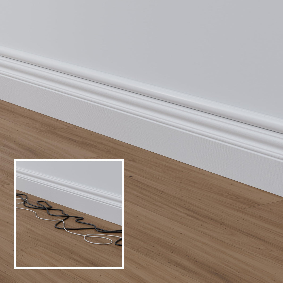 D-Line 157in Cord Cover Kit, Self-Adhesive Wire Hiders, Paintable Cable Raceway to Hide Wires on Wall, Electrical Cable Management - 10x 15.7 Lengths & 19 Accessories - 1.18" (W) x 0.59" (H) - Beige