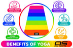 OZE SPORTS Yoga Mat, NBR Foam, Extra Thick, Non-Slip, High Density, Large, for Pilates, Gymnastics, HiiT and Fitness, with Free Carry Strap