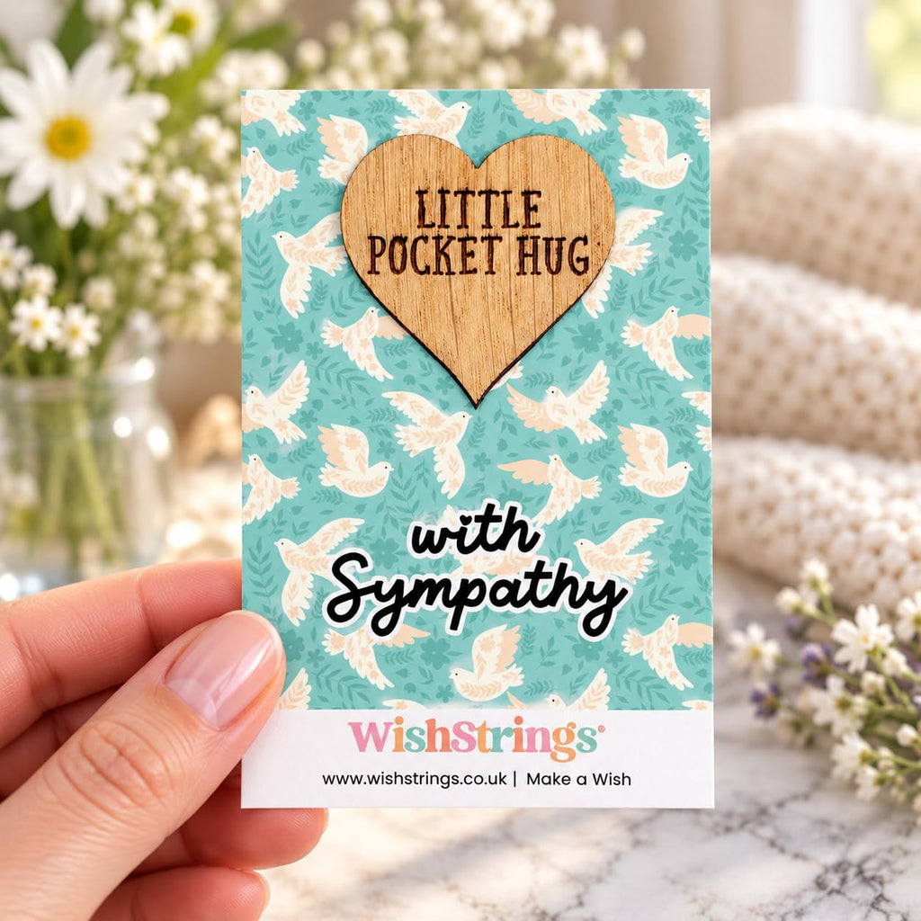 WishStrings Pocket Hug, Little Hug Gifts, Thinking of You Card