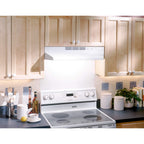 Broan-NuTone 413604 Non-Ducted Ductless Range Hood Insert with Light, Exhaust Fan for Under Cabinet, 36-Inch, Stainless Steel