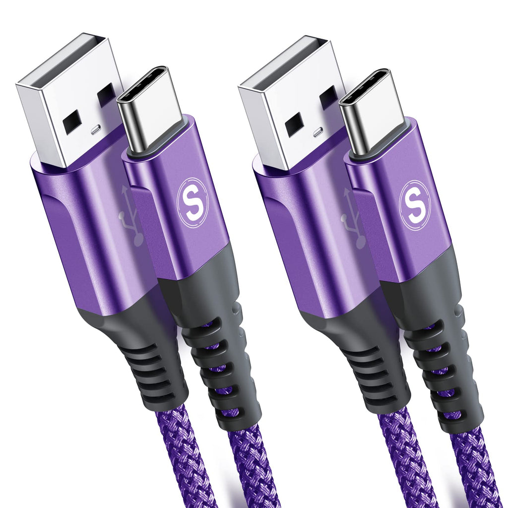 2-Pack 1M USB C Cable 3.1A Fast Car Charger Cable Compatible for iPhone 17 air 16 15 Plus Pro Max, Samsung Flip/Fold 7 6 5 4 3 S26 S25 S24 S10 S20 S21 S22 S23 A16/15/14/13/12 A35/A34 A56/55/54, Pixel