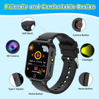 Kids Smart Watches Girls Age 5-12, 26 Games High-Resolution Touchscreen Kids Watch with Video Camera Music Player Pedometer Flashlight 12/24 hr Educational Toys Birthday Gifts for Girls Ages 6 7 8