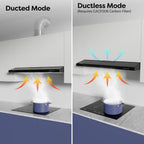 CIARRA Ductless Range Hood 30 inch Under Cabinet Hood Vent for Kitchen Ducted and Ductless Convertible CAS75918A