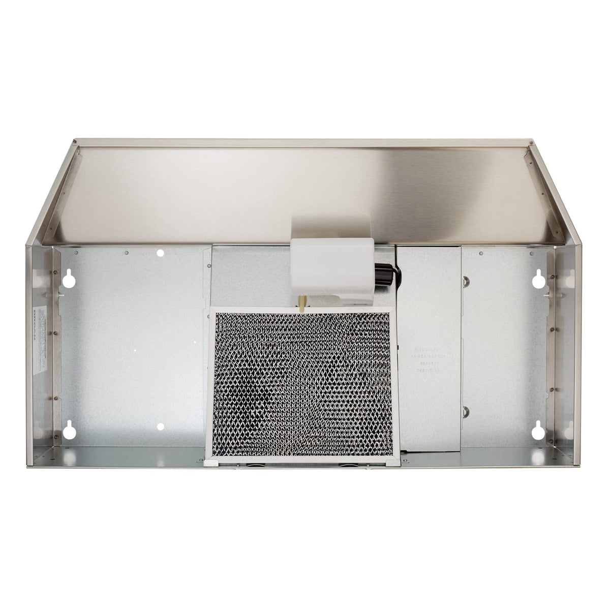 Broan-NuTone 413604 Non-Ducted Ductless Range Hood Insert with Light, Exhaust Fan for Under Cabinet, 36-Inch, Stainless Steel