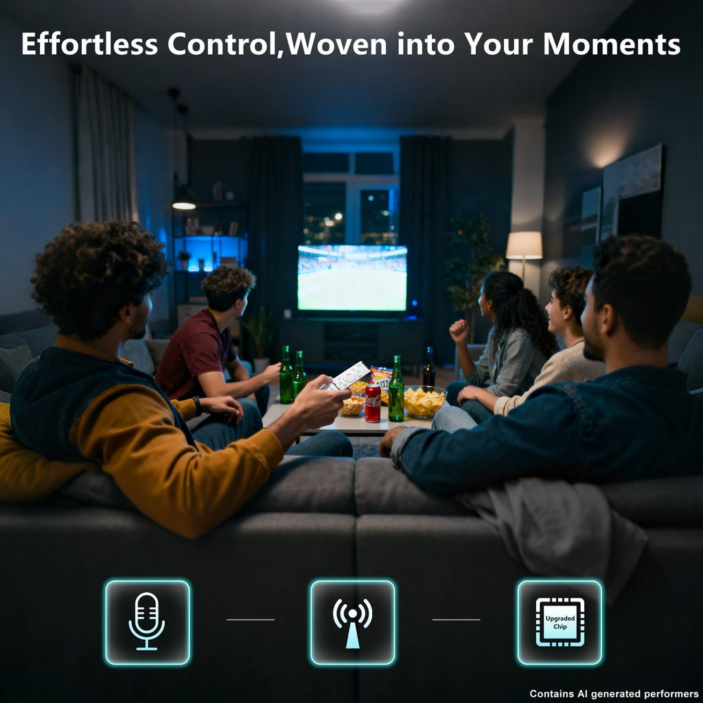 【2-Pack】 for Roku TV Remote,Replacement for TCL,ONN, Hisense Roku TVs