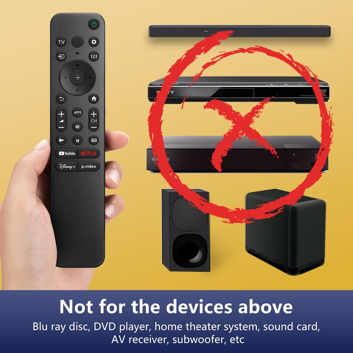 Universal for Hisense TV Remote Replacement
