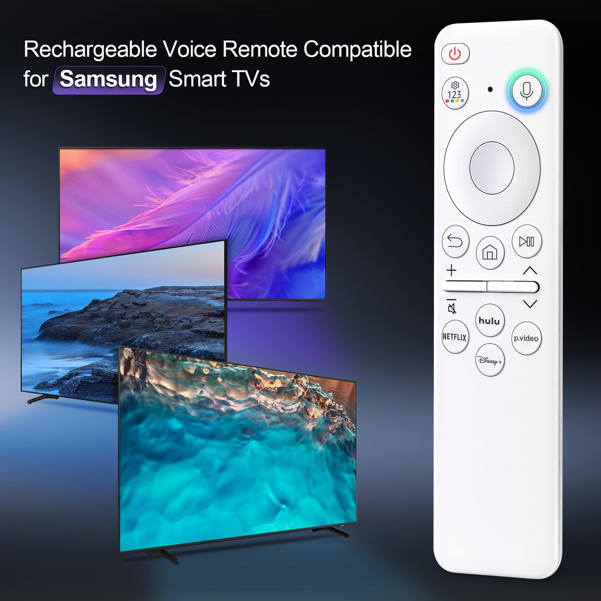Universal-TV-Remote-Control for Samsung LG Vizio Roku TCL Hisense Sony TVs