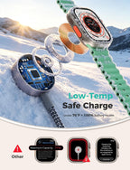 Travel Essentials,3 in 2 USB C Cable for Apple Watch Charger,iPhone Charger,Multi Charging Cable,Cruise Vacation Camping Essentials,Portable for iWatch Series 12-2/Ultra/SE & iPhone 18 17-12,Car,Pink